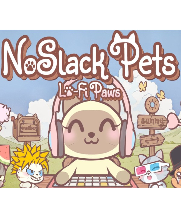 NoSlack Pets: Lo-Fi Paws Steam Key GLOBAL